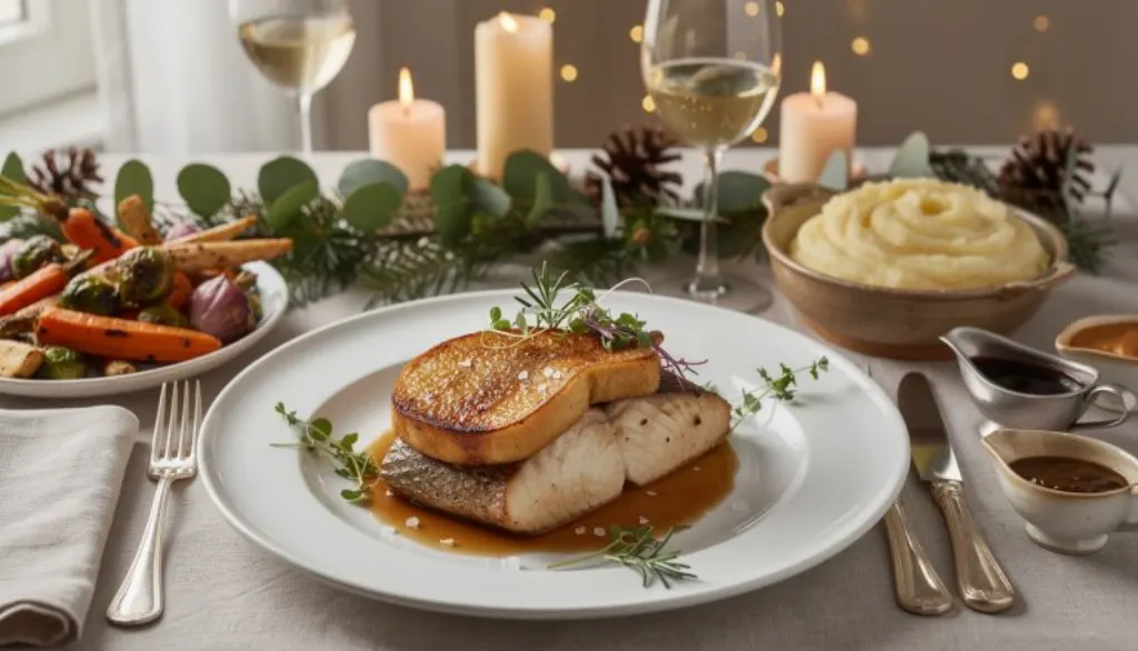 découvrez ce rôti de lotte au foie gras croustillant, la nouvelle star des tables de réveillon, une alternative gourmande et raffinée qui pourrait bien surpasser la traditionnelle dinde.