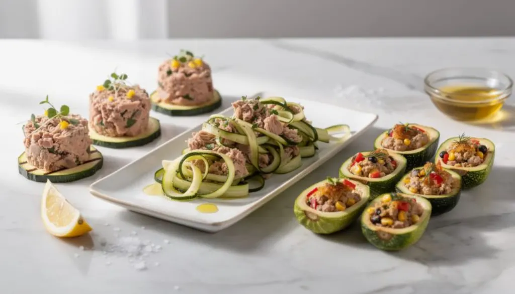 découvrez comment transformer une simple boîte de thon et une courgette en une entrée fraîche, originale et spectaculaire, parfaite pour toutes vos occasions.