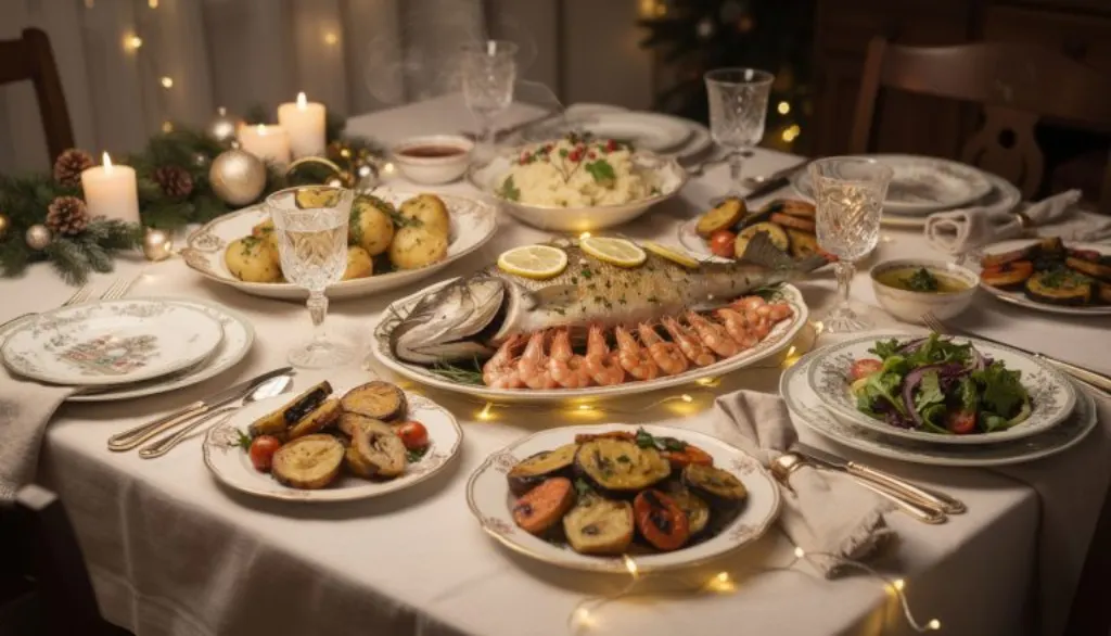 découvrez un réveillon magique alliant tradition et douceur avec notre recette revisitée de poisson et crevettes, le classique des grand-mères réinventé pour des fêtes inoubliables.