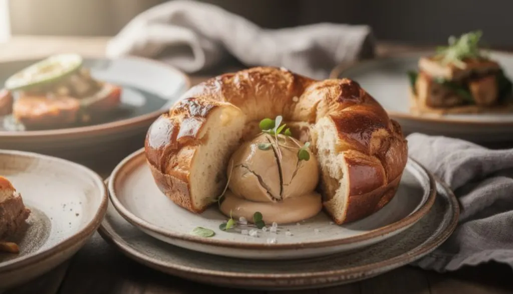 découvrez une recette unique où le foie gras fond au cœur d'une brioche dorée et moelleuse, pour une expérience gourmande et surprenante qui ravira vos papilles.