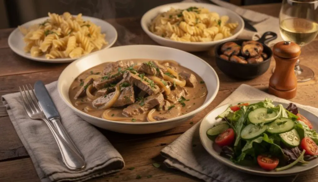 découvrez notre recette rapide de bœuf stroganoff, un plat réconfortant qui ravira vos papilles et réchauffera vos soirées en seulement 30 minutes.