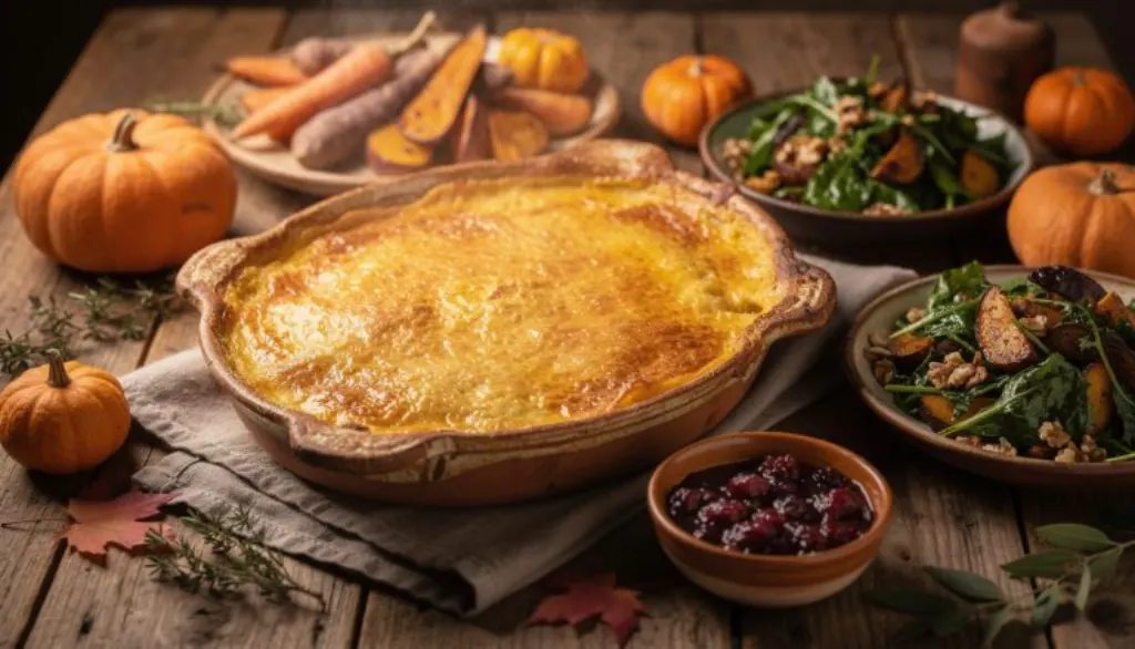 découvrez notre gratin onctueux de courge et chèvre frais, une recette chaleureuse au parfum enveloppant qui réchauffe le cœur et l'âme, bien au-delà d'un feu de cheminée.