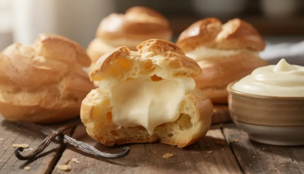 découvrez la recette irrésistible des choux à la vanille, croustillants à l'extérieur et fondants à l'intérieur, parfaits pour séduire tous les gourmands en un instant.