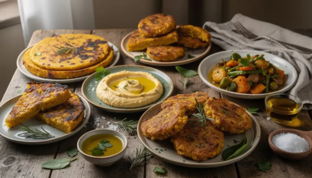 savourez le plat génois ancestral aux pois chiches, alliant croustillant et fondant, pour réchauffer vos repas d'hiver avec authenticité et gourmandise.