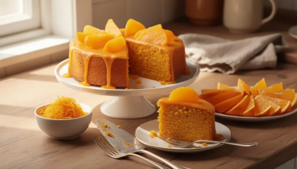 découvrez notre recette de gâteau moelleux à l'orange, un doux parfum d'enfance qui apportera chaleur et gourmandise à votre cuisine.