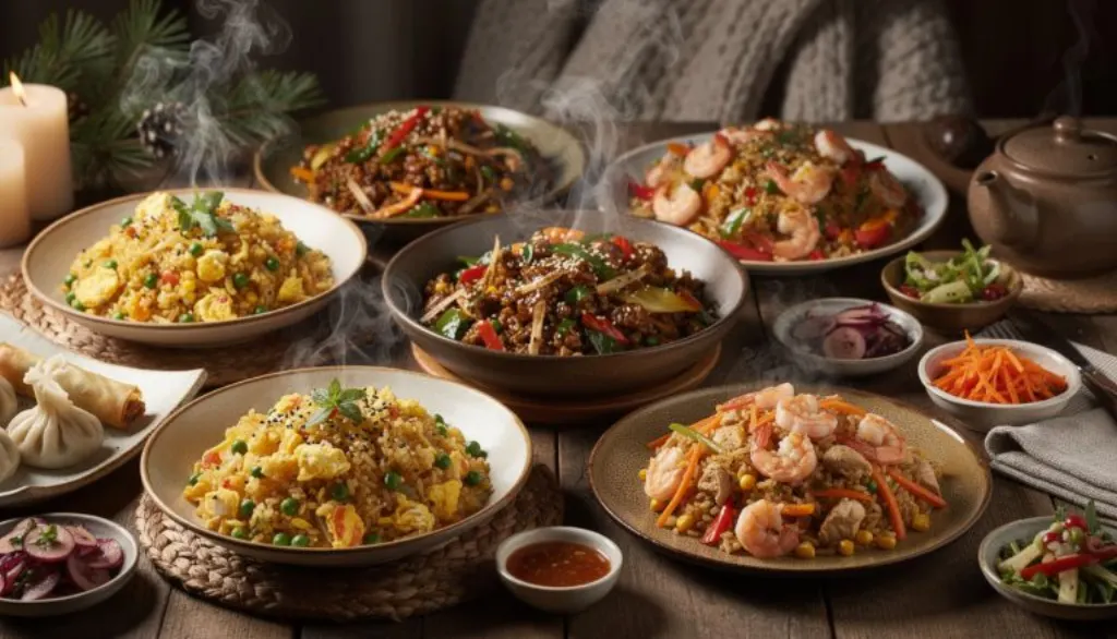 découvrez la recette du riz sauté, un plat au parfum envoûtant qui réchauffe et sublime vos soirées hivernales de janvier. une explosion de saveurs pour un repas convivial et réconfortant.