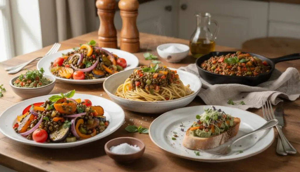 découvrez comment laurent mariotte revisite la sauce bolognaise en une délicieuse gourmandise végétale grâce à ses lentilles vertes surprenantes, pour une recette saine et savoureuse.