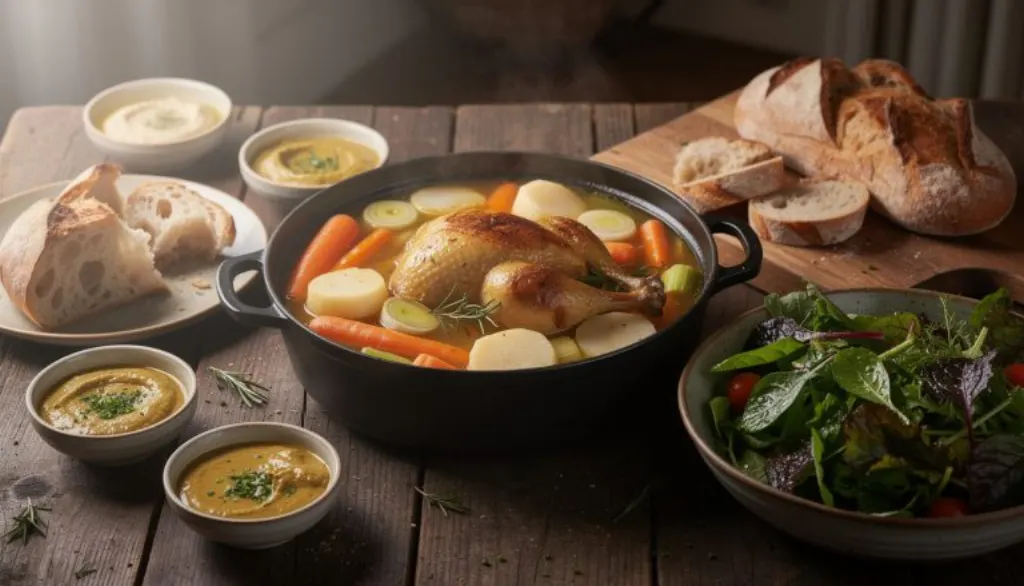 découvrez le pot-au-feu de galinette aux légumes d'hiver, une recette réconfortante et savoureuse signée laurent mariotte, parfaite pour un repas chaleureux en famille.