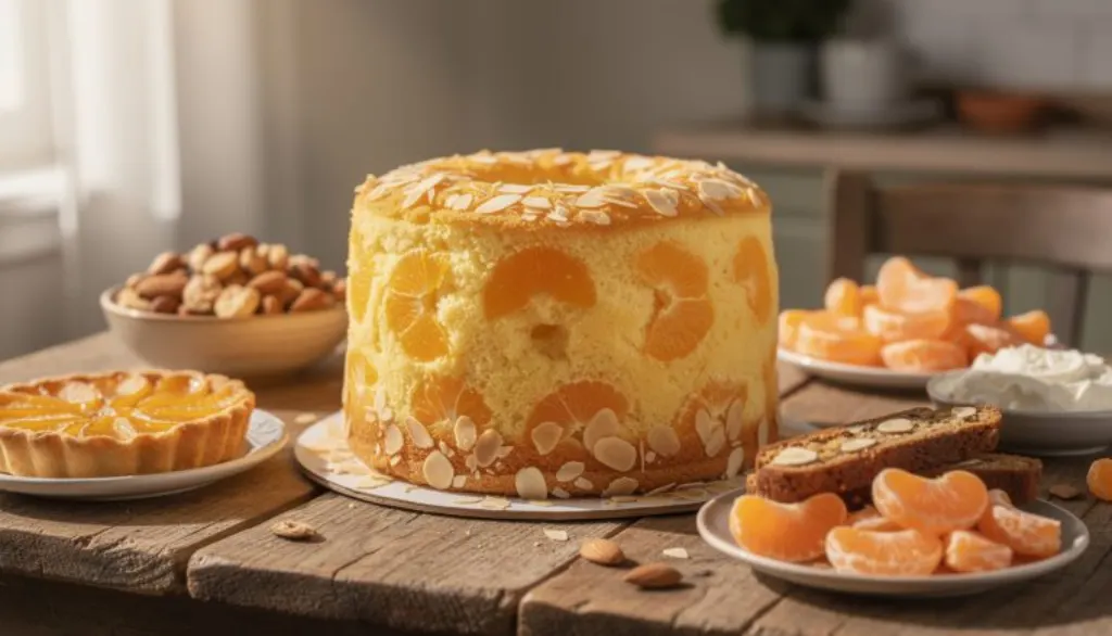 découvrez notre gâteau aérien aux clémentines et amandes, un dessert léger et parfumé, prêt en moins de 15 minutes. une douceur délicate et ensoleillée à savourer sans attendre.
