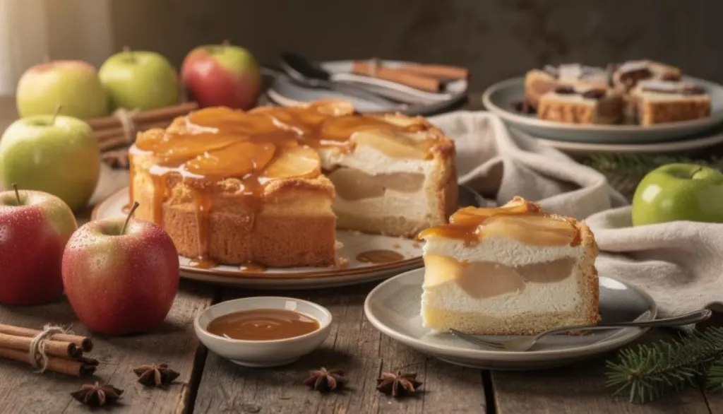 découvrez notre gâteau aux pommes et mascarpone, fondant et ultra-caramélisé, parfait pour sublimer vos pauses gourmandes cet hiver avec une touche réconfortante et délicieuse.