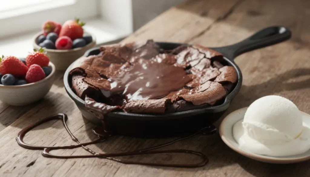 découvrez la recette révolutionnaire du brownie fondant à la poêle, pour un goûter inoubliable sans avoir besoin de four. simple, rapide et délicieux !