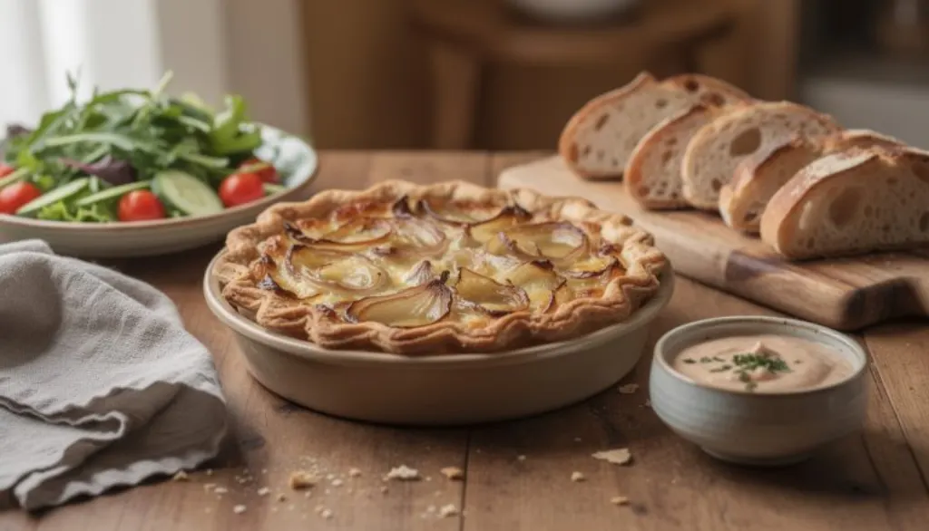 découvrez notre quiche aux oignons et fromage, une recette croustillante et onctueuse qui transformera vos dîners en moments gourmands et conviviaux. facile à préparer et pleine de saveurs, elle ravira toute la famille.