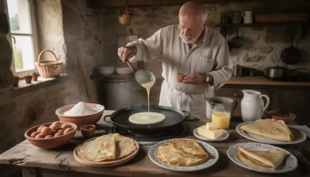 découvrez la recette authentique de pâte à crêpes d'un maître crêpier breton, alliant simplicité, fluidité et respect des traditions bretonnes pour des crêpes parfaites.