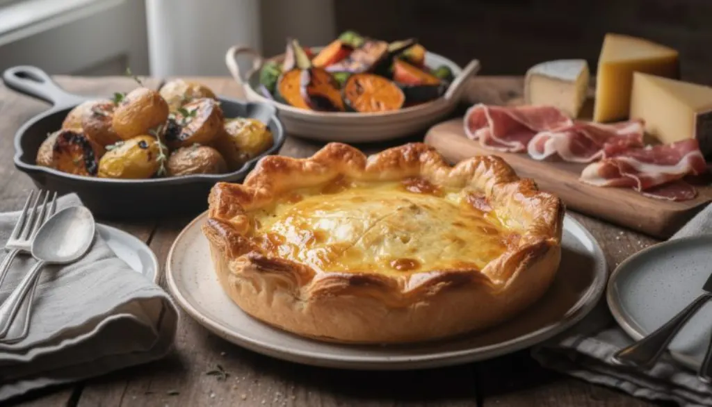 découvrez notre tarte au maroilles à la croûte dorée, au cœur crémeux et fondant, parfaite pour réchauffer vos repas en toute simplicité.