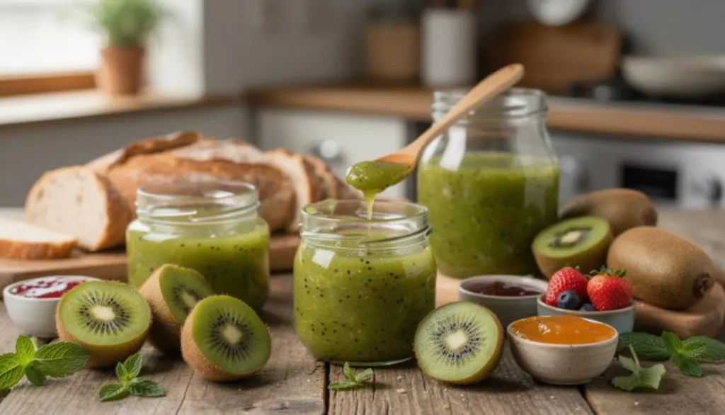 découvrez notre recette facile de confiture de kiwis maison, pour une texture onctueuse et un parfum exquis qui ravira vos papilles à chaque cuillerée.