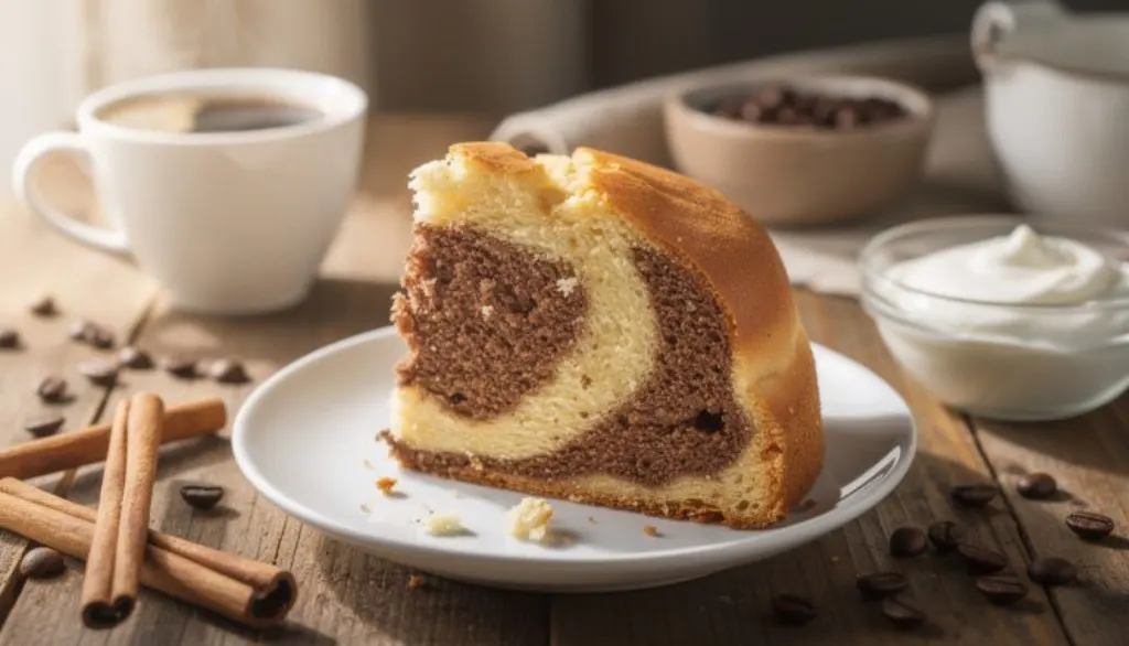 savourez un marbré au café ultra moelleux qui transforme un gâteau au yaourt classique en une irrésistible gourmandise. recette simple et succès garanti !