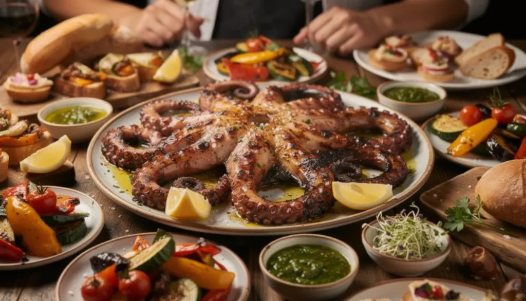 découvrez comment préparer un poulpe grillé en seulement trois minutes, une recette rapide et savoureuse qui ravira vos papilles et fera de votre fête un moment inoubliable.