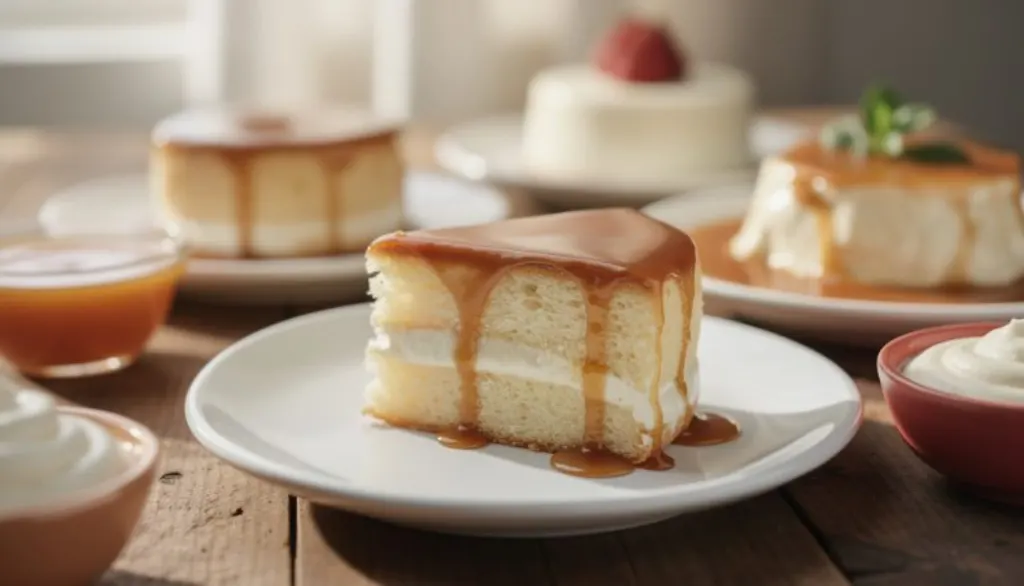découvrez le trilèçe, ce gâteau moelleux aux trois laits avec un nappage caramel irrésistible, devenu la star des recettes sur tiktok. une douceur qui séduit tous les gourmands !