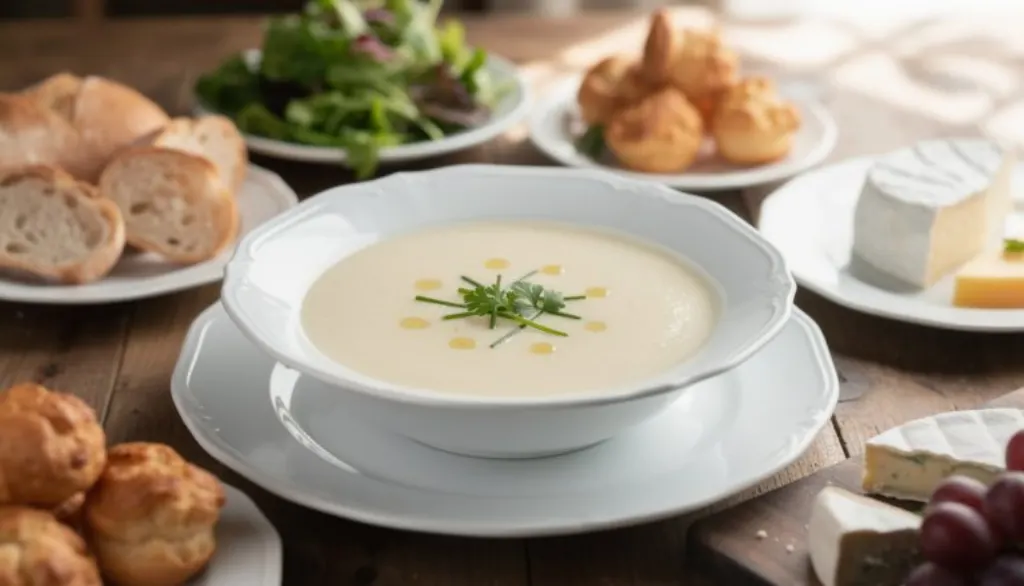 découvrez le velouté dubarry au chou-fleur, une délicieuse soupe française qui transforme ce légume simple en un plat onctueux et raffiné, parfait pour éveiller vos papilles.