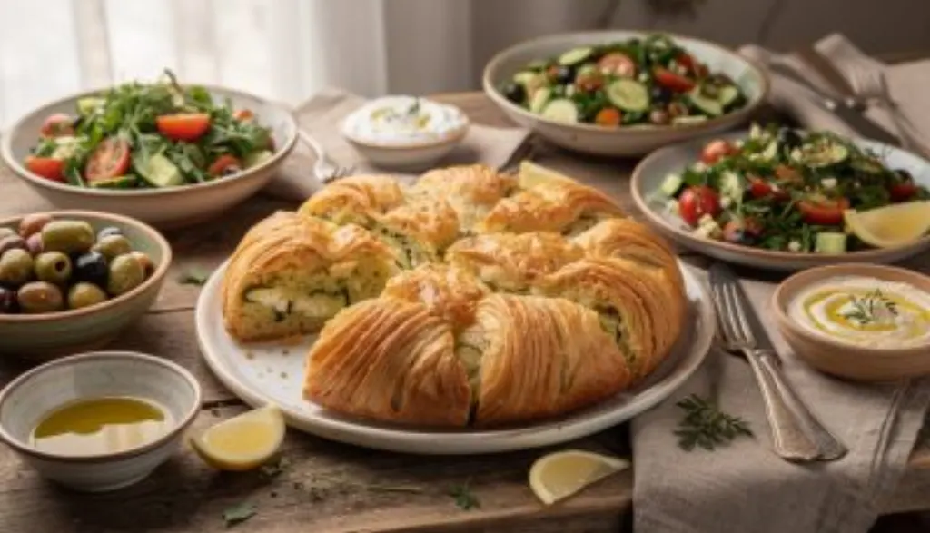 découvrez le cake courgette-feta crinkle, une recette étonnante qui crée l'illusion d'un feuilleté croustillant. facile à préparer, il épatera vos invités à coup sûr !
